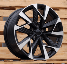 Indlæs billede til gallerivisning R18x8 5X112 ET 40 57.1 YF0443 Black Polished Half Matt (MBHM) For CUPRA (P1) (HYBRID FORGED)