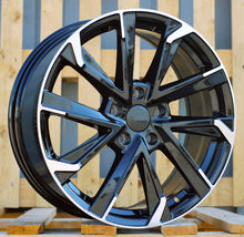 Indlæs billede til gallerivisning R18x7.5 5X114.3 ET 40 60.1 I5547 Black Polished Half Matt (MBHM) For TOYOT (P1)