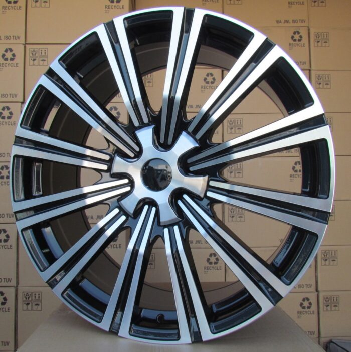 R20x8.5 6X139.7 ET 25 106.1 B1222 Black Polished (MB) For TOYOT (K3)