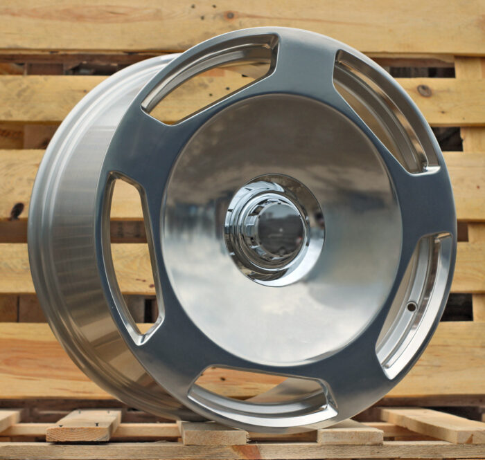 R20x8.5 5X112 ET 36 66.6 FBX052 Full Polished (FPL) For MER (Z5) (HYBRID FORGED Rear+Front)