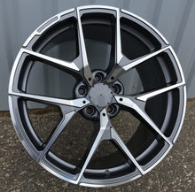 Indlæs billede til gallerivisning R19x9.5 5X112 ET 43 66.6 XE137 (BY1225) Grey Polished (MG) For MER