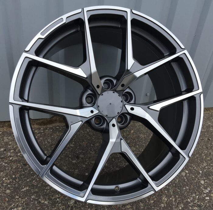 R20x8.5 5X112 ET 30 66.6 XE137 (BY1225) Grey Polished (MG) For MER