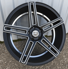 Indlæs billede til gallerivisning R20x8.5 5X120 ET 35 74.1 H5249 (G526) Black Half Matt+Polished Lip (BLHMPL) For RACIN