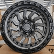 Indlæs billede til gallerivisning R17x9 6X139.7 ET 0 110.1 H973D Black Matt (BM) For 4X4 (Z5) (FUEL Style)
