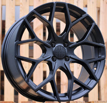 Indlæs billede til gallerivisning R16x5.5 4X100 ET 30 60.1 B1449 Black Half Matt (BLHM) For SMART (Z4) (HAXER Front+Rear)