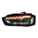 Full LED Forlygter til AUDI A4 B8.5 Facelift (2012-2015) - Dynamisk Sekventiel Blinklys