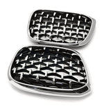 Diamond Chrome Frontgrill/nyrer til BMW X3 G01 X4 G02 2018-2019