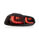 LED Baglygter til VW Golf 6 MK6 2008-2013 - Sekventiel Blinklys