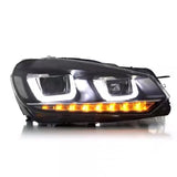 LED Forlygter til VW Golf 6 MK6 2009-2013 DRL Bi-Xenon