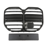 Matsort ABS- frontgrill/nyre m. ACC til BMW 4-serie Coupe 4-dørs G26 2021-2023.