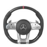 Custom carbon rat til Mercedes Benz AMG Facelift 09-21 Inkl. Knapper & Airbag