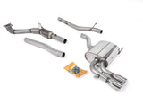 Milltek Turbo-back including Hi-Flow Sports Cat A3 2.0T FSI quattro 5 door SportBack