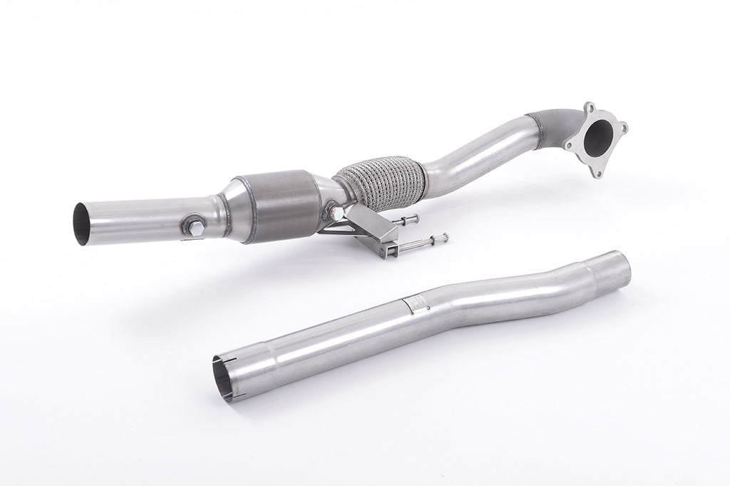 Milltek Cast Downpipe with Race Cat A3 2.0T FSI 2WD 5 door Sportback