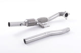 Milltek Cast Downpipe with Race Cat A3 2.0T FSI quattro 5 door SportBack