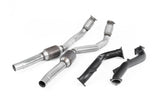 Milltek Large Bore Downpipes and Hi-Flow Sports Cats RS6 C7 4.0 TFSI biturbo quattro inc Performance Edition