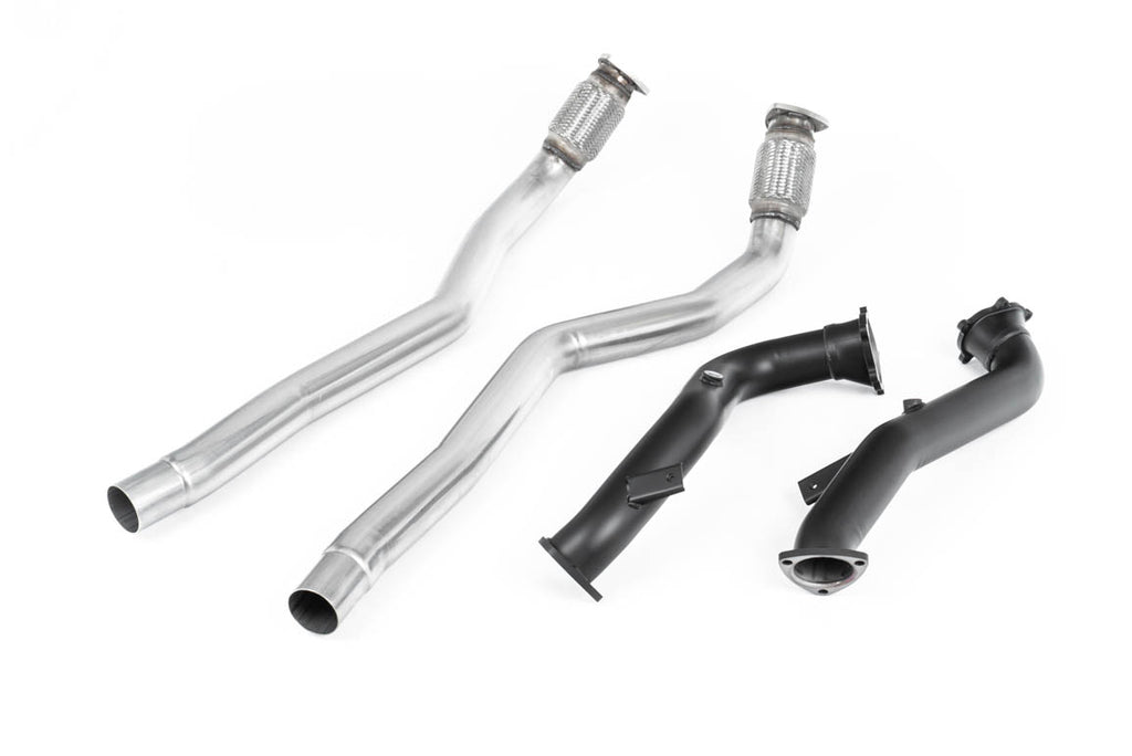 Milltek Large-bore Downpipes and Cat Bypass Pipes RS6 C7 4.0 TFSI biturbo quattro inc Performance Edition