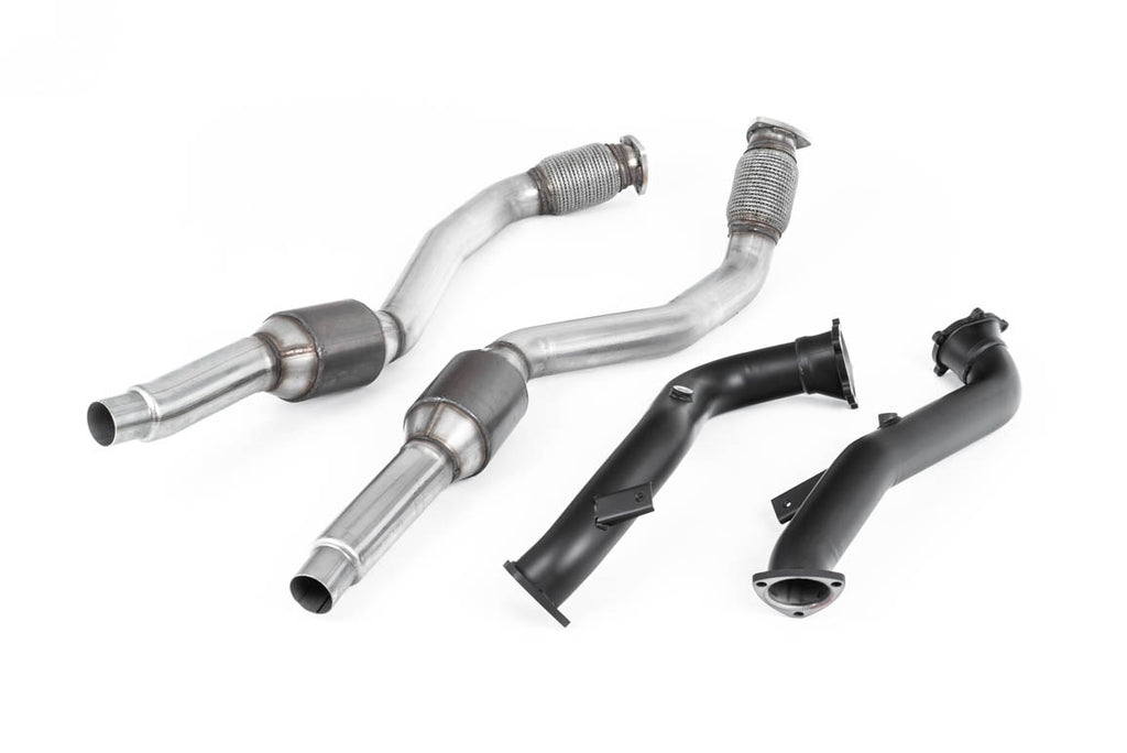 Milltek Large Bore Downpipes and Hi-Flow Sports Cats RS7 C7 Sportback 4.0 V8 TFSI biturbo inc Performance Edition