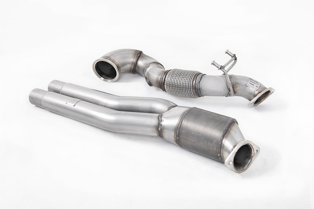 Milltek Large Bore Downpipe and Hi-Flow Sports Cat RS3 Saloon / Sedan 400PS (8V MQB) - Non-OPF/GPF Models