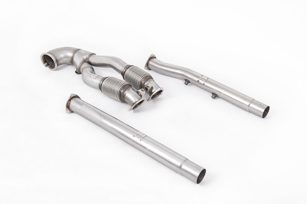 Milltek Large-bore Downpipe and De-cat RS3 Saloon / Sedan 400PS (8V MQB) - OPF/GPF Models