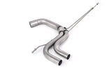 Milltek Rear Silencer Bypass A3 2.0T FSI 2WD 3 door