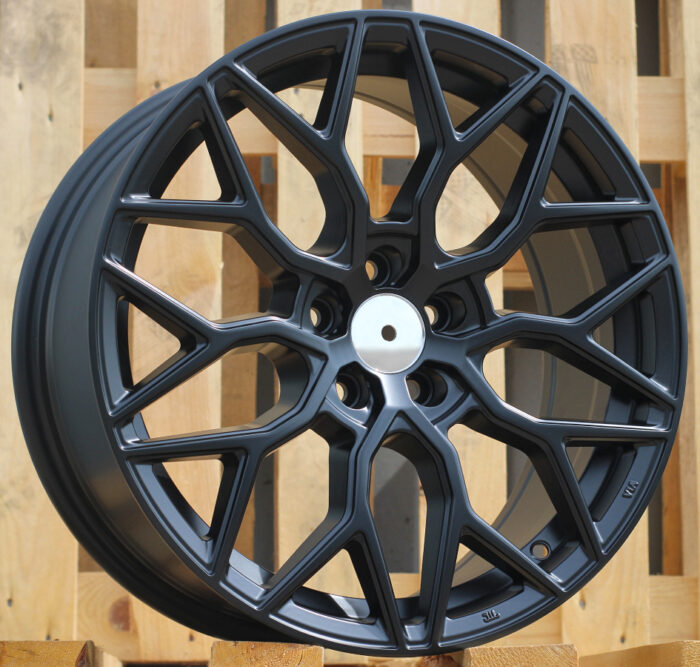 R18x8 5X112 ET 40 66.5 B5812 Black Half Matt (BLHM) For RACIN (K2) (Style Vossen)