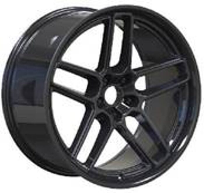R20x9 5X115 ET 15 71.5 A5897 Black Half Matt (BLHM) For DODGE (P) (Front+Rear)