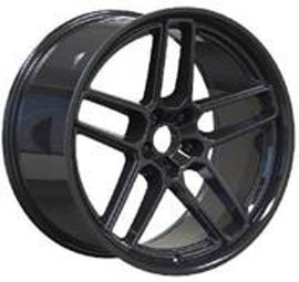 R20x9 5X115 ET 15 71.5 A5897 Black Half Matt (BLHM) For DODGE (P) (Front+Rear)