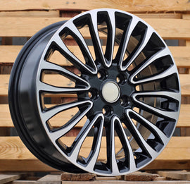 R17x7 5X108 ET 50 63.3 Y1158 Black Polished (MB) For FORD (L4)