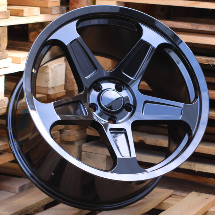 R20x9 5X115 ET 20 71.5 B1393 Black (BL) For RACIN (P+Z1) (REAR+FRONT DODGE)
