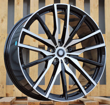 Indlæs billede til gallerivisning R20x10.5 5X112 ET 40 66.6 B5464 Black Polished (MB) For BMW (K4+K2+Z4) (Rear+Front)
