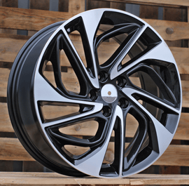 R16x6.5 5X114.3 ET 45 67.1 B5518 (FE189) Black Polished (MB) For HYUND (Z6)