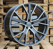 Indlæs billede til gallerivisning R20x9 5X112 ET 35 66.5 B5131 Grey Polished Half Matt (MGHM) For AUD (K4)