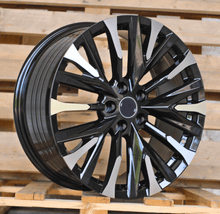 Indlæs billede til gallerivisning R19x8.5 5X114.3 ET 38 60.1 FBX159 Black Polished (MB) For TOYOT (K7) (HYBRID FORGED)