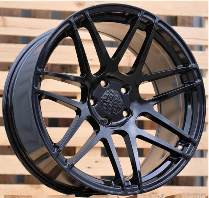 R19x9 5X120 ET 20 74.1 HX020 (SSA04) Black (BL) For HAXER (Z1) (Rear+Front)