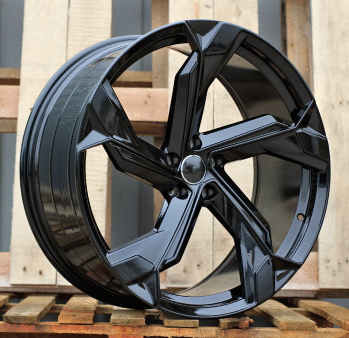 R22x9.5 5X112 ET 26 66.5 Y1201 (FBX150) Black (BL) For AUD (Z6) (HYBRID FORGED)