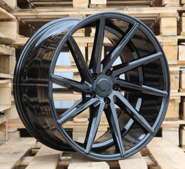 R18x8 5X110 ET 33 65.1 B1058 Black (BL) For RACIN (P2) (Left side)