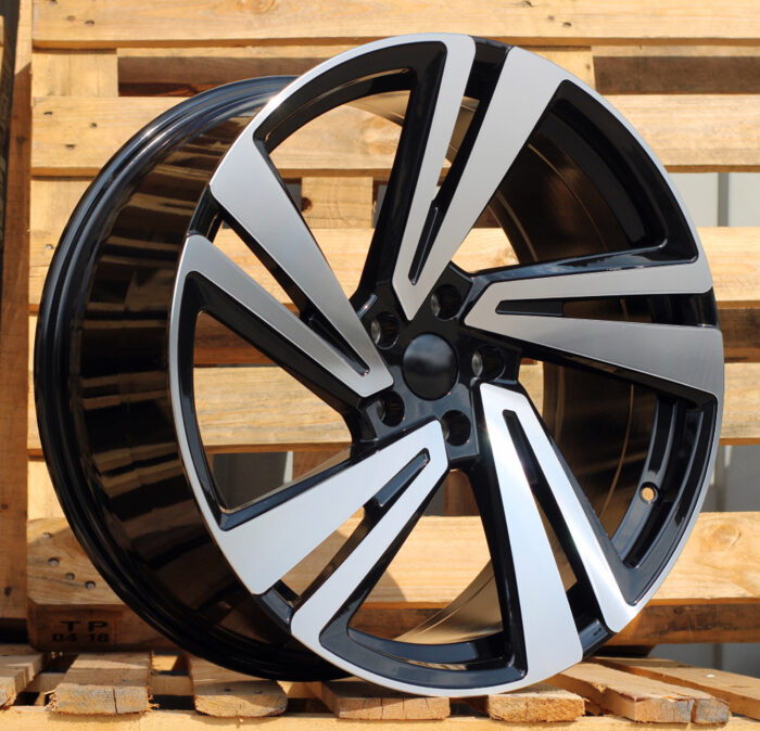 R20x9 5X112 ET 33 66.6 I5641 Black Polished (MB) For VW (Z5) (New TOUAREG)