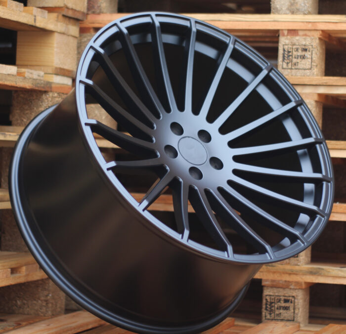R20x10.5 5X112 ET 40 66.6 A1227 (HX010) Black Half Matt (BLHM) For HAXER (K3)