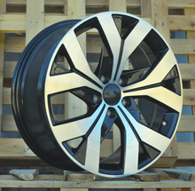 Indlæs billede til gallerivisning R18x8 5X112 ET 44 57.1 H617F Black Polished (MB) For VW (Z6) (HYBRID FORGED)