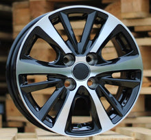 Indlæs billede til gallerivisning R15x5.5 4X100 ET 44 54.1 I6072 Black Polished (MB) For TOYOT (K7)