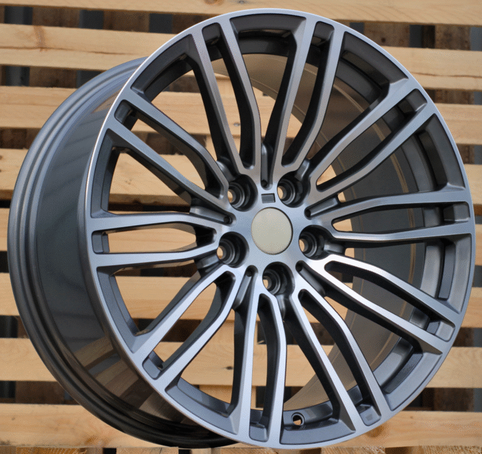 R19x8.5 5X120 ET 33 72.6 B1318 Grey Polished (MG) For BMW (Z3) (Front+Rear)