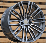 R19x9.5 5X120 ET 38 72.6 B1318 Grey Polished+Powder Coating (MGPC) For BMW (P+K5) (Rear+Front)
