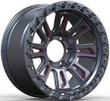 Indlæs billede til gallerivisning R15x8 6X139.7 ET 0 110.1 A8916 Black Half Matt (BLHM) For 4X4 (P)