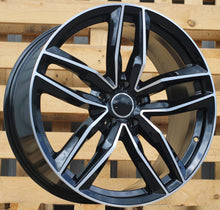 Indlæs billede til gallerivisning R18x8 5X112 ET 39 66.5 BK690 (BY1126) Black Polished (MB) For AUD (P)