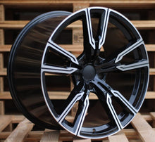 Indlæs billede til gallerivisning R20x10.5 5X112 ET 40 66.6 H5033 (3S1112) Black Polished (MB) For BMW (K4) (HYBRID FORGED (Rear+Front)
