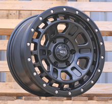 Indlæs billede til gallerivisning R17x8.5 6X139.7 ET 15 106.1 3S234 Black Half Matt (BLHM) For 4X4 (K4+R) (HYBRID FORGED)