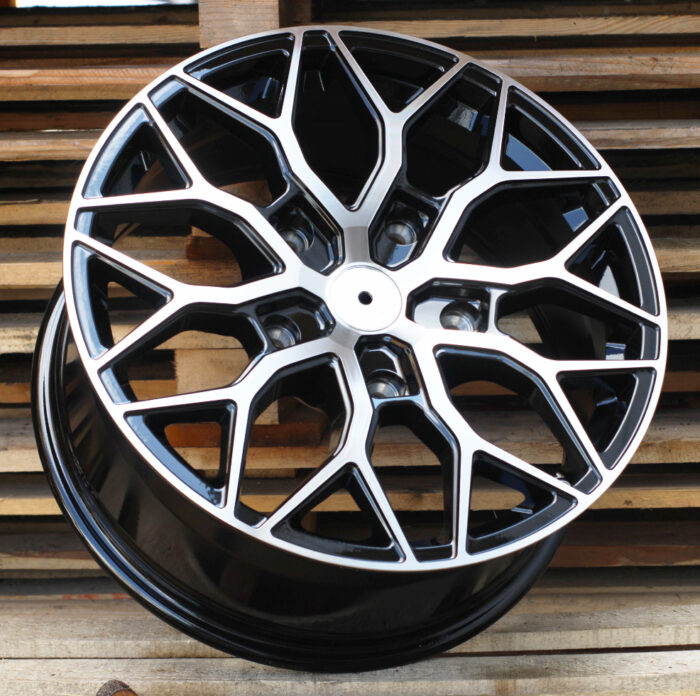 R18x8 5X160 ET 50 65.1 I0319 (IN-LD1) Black Polished (MB) For RACIN (K7) (Gloss Black Polished Style Vossen (max 1100kg)