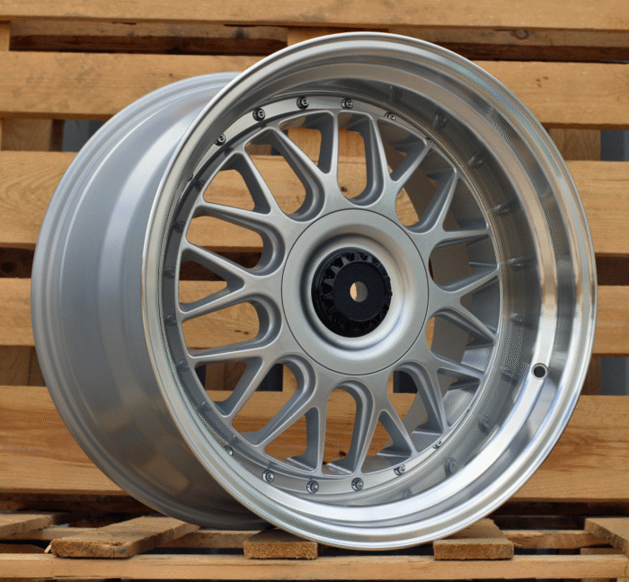 R19x11 5X120 ET 25 74.1 XE244 Silver+Polished Lip (SP) For BMW (P1) (BBS Style Front+Rear)
