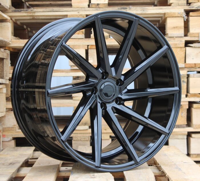 R19x8.5 5X114.3 ET 40 73.1 B1059 Black (BL) For RACIN (Z4) (RIGHT SIDE (Style Vossen)