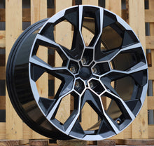 Indlæs billede til gallerivisning R22x10.5 5X112 ET 43 66.6 I5592 Black Polished (MB) For BMW (P2) (NEW X7 (Rear+Front)